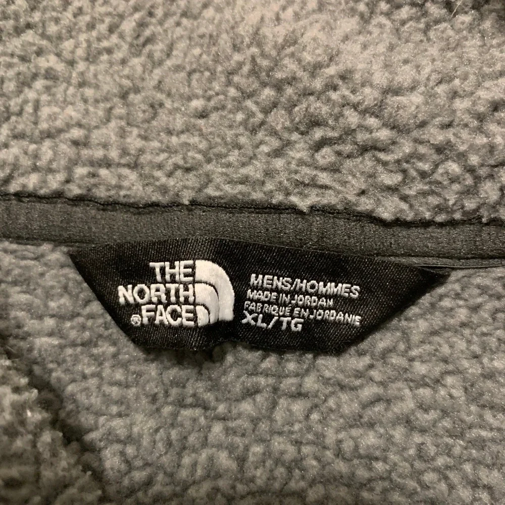 The North Face Gordon Lyons 1/4 Zip Fleece Pullover Mens XL Sweater Knit Gray